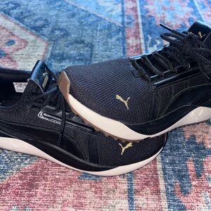 Puma Pacer Future Street Luxe Black & Ivory Womens Sneakers